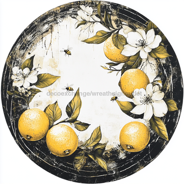 Lemon Sign, Everyday Sign, DCO-13034, Sign For Wreath, 10